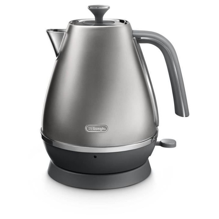 Bouilloire - DELONGHI - KBI2001.S - 2000 W - 1,7 L - Métal mat / Détails chromé Bouilloire - DELONGHI - KBI2001.S - 2000 W - 1,7 L - Métal mat / Détails chromé
