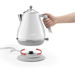 Bouilloire DELONGHI ICONA CAPITALS - 1,7L - Acier inoxydable - Base am