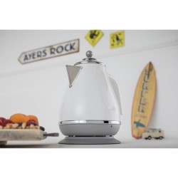 Bouilloire DELONGHI ICONA CAPITALS - 1,7L - Acier inoxydable - Base am