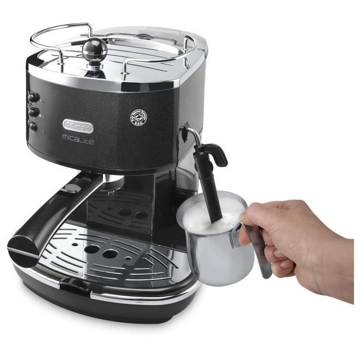 Machine Expresso classique DELONGHI Icona ECO 311.BK - Noir - Compatible café moulu et dosettes ESE Machine Expresso classique DELONGHI Icona ECO 311.BK - Noir - Compatible café moulu et dosettes ESE