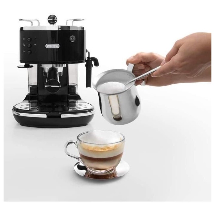 Machine Expresso classique DELONGHI Icona ECO 311.BK - Noir - Compatible café moulu et dosettes ESE Machine Expresso classique DELONGHI Icona ECO 311.BK - Noir - Compatible café moulu et dosettes ESE