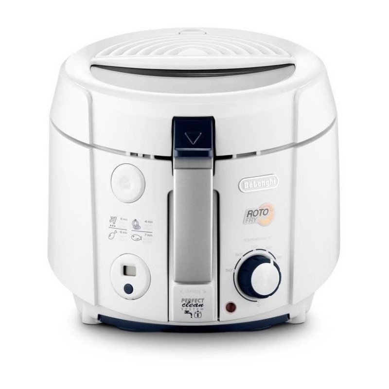 DELONGHI F38436 Friteuse électrique classique RotoFry - Blanc DELONGHI F38436 Friteuse électrique classique RotoFry - Blanc
