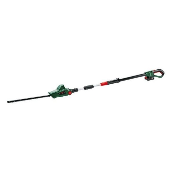 Taille-Haies sans fil télescopique Bosch - UniversalHedgePole 18 (1 Batterie 18 V 2,5 Ah, Chargeur, Longueur de lame 43 cm) Taille-Haies sans fil télescopique Bosch - UniversalHedgePole 18 (1 Batterie 18 V 2,5 Ah, Chargeur, Longueur de lame 43 cm)