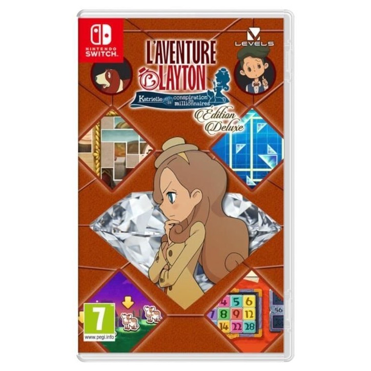 L'Aventure Layton: Katrielle et la Conspiration des Millionnaires - Édition Deluxe • Jeu Nintendo Switch