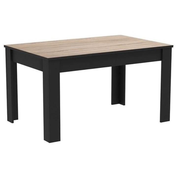 DEMEYERE Table a manger - Décor chene brossé - WAYNE - L 138,4 x P 90 x H 77,1 cm DEMEYERE Table a manger - Décor chene brossé - WAYNE - L 138,4 x P 90 x H 77,1 cm