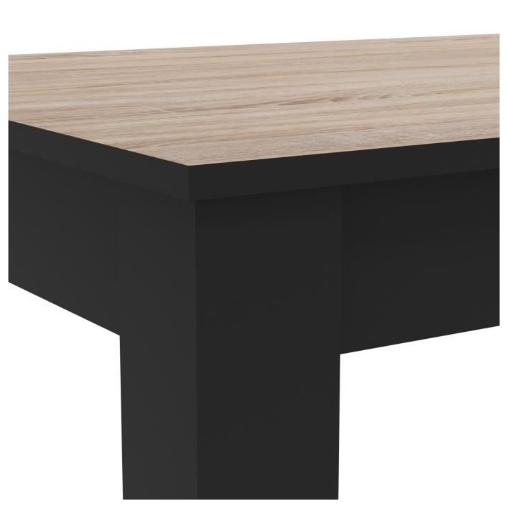 DEMEYERE Table a manger - Décor chene brossé - WAYNE - L 138,4 x P 90 x H 77,1 cm DEMEYERE Table a manger - Décor chene brossé - WAYNE - L 138,4 x P 90 x H 77,1 cm