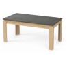 Table a manger seule AUSTIN - 6 personnes - Décor chene Hamilton et S