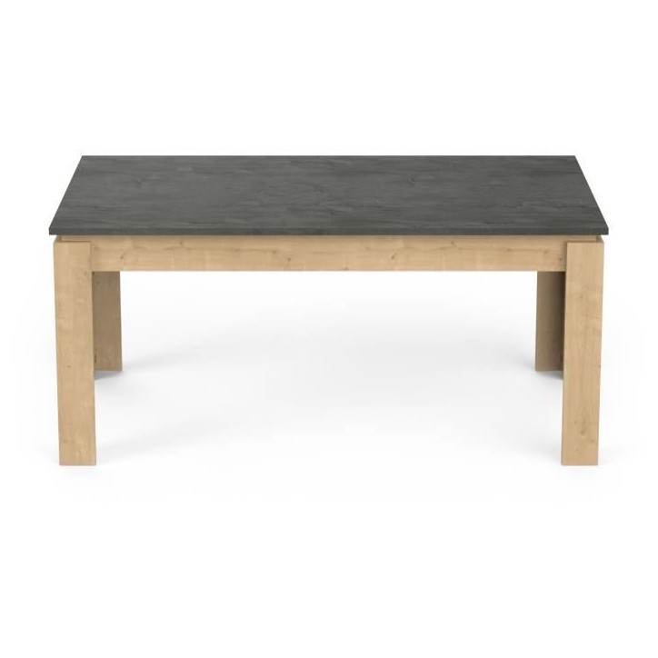 Table a manger seule AUSTIN - 6 personnes - Décor chene Hamilton et Sidewalk - L179 x P 90 x H 77 cm - DEMEYERE Table a manger seule AUSTIN - 6 personnes - Décor chene Hamilton et Sidewalk - L179 x P 90 x H 77 cm - DEMEYERE