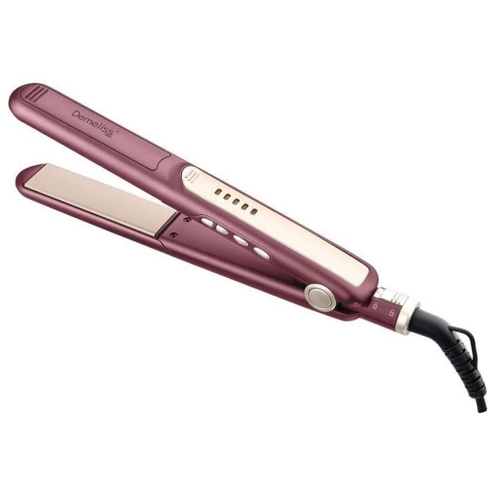 Coffret set lisseur + Seche-cheveux - DEMELISS - 2200 W - Cherry Chérie Coffret set lisseur + Seche-cheveux - DEMELISS - 2200 W - Cherry Chérie