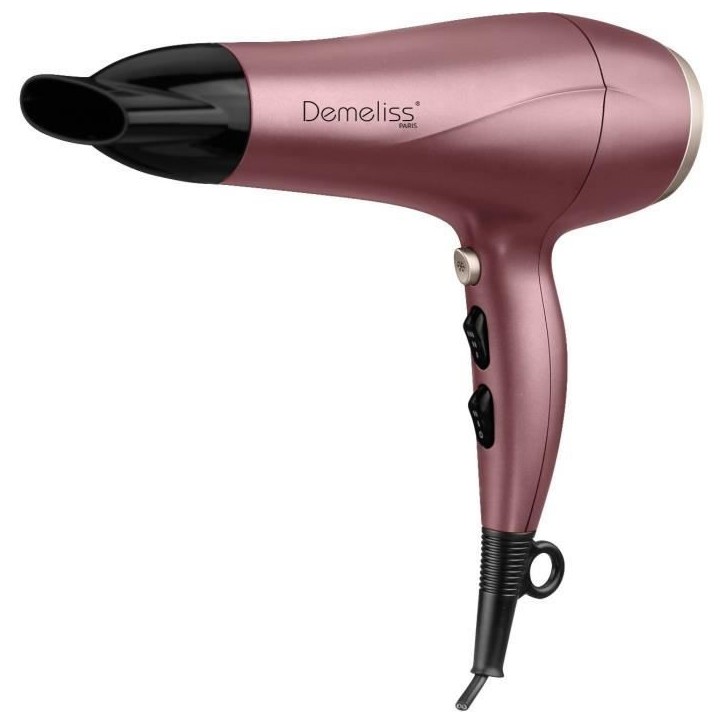 Coffret set lisseur + Seche-cheveux - DEMELISS - 2200 W - Cherry Chérie Coffret set lisseur + Seche-cheveux - DEMELISS - 2200 W - Cherry Chérie