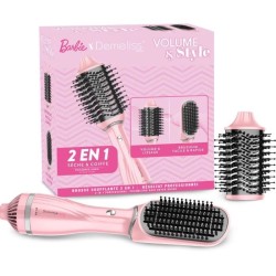Brosse soufflante - DEMELISS - Volume & Style - Barbie Edition - 1200