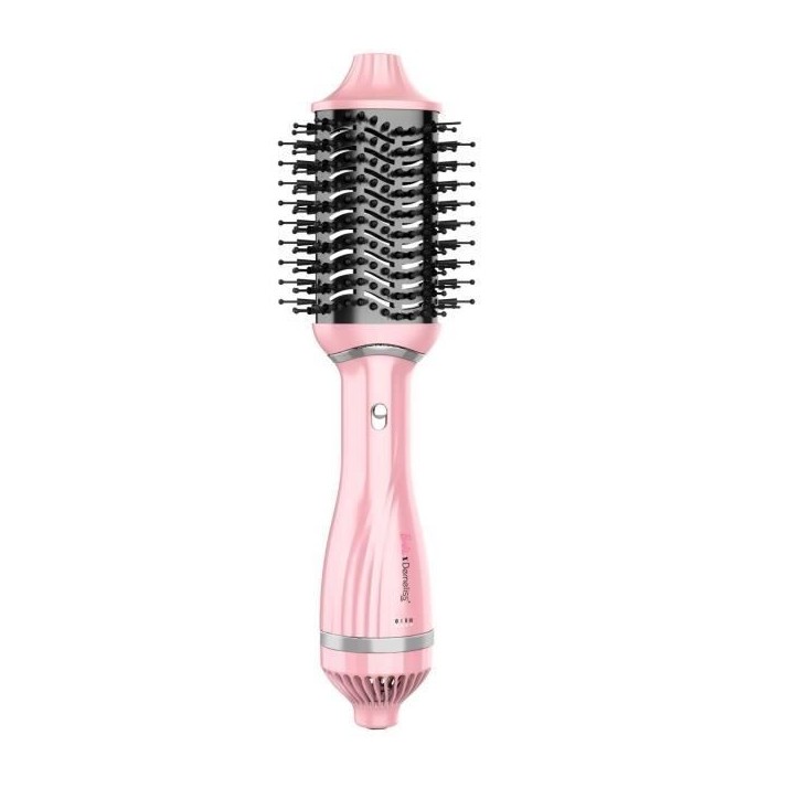 Brosse soufflante - DEMELISS - Volume & Style - Barbie Edition - 1200 W - 3 températures - Rose