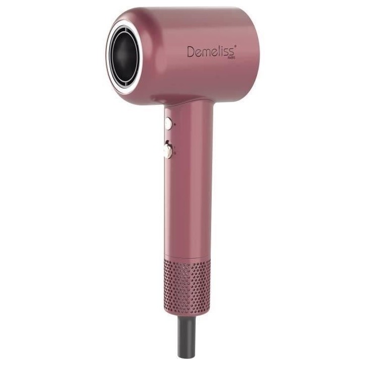 Seche-cheveux - DEMELISS - ULTIMATE DRYER SET - Diffuseur magnétique - 1600 W - Cherry Chérie
