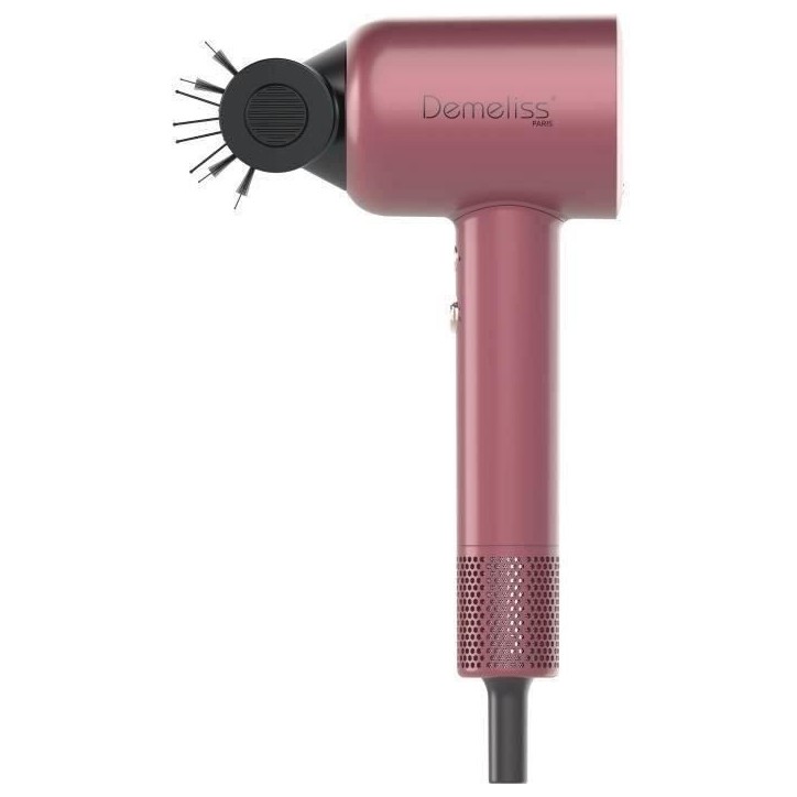 Seche-cheveux - DEMELISS - ULTIMATE DRYER SET - Diffuseur magnétique - 1600 W - Cherry Chérie