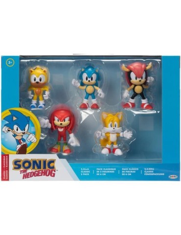 Coffret 5 figurines Sonic - JAKKS - 6 cm - Jouet pour enfant a partir de 3 ans