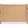 Buffet - DENVER - Chene artisan / Blanc - 2 portes - 3 tiroirs - 120 x