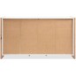 Buffet - DENVER - Chene artisan / Blanc - 3 portes - 3 tiroirs - 160 x 40 x 88 cm