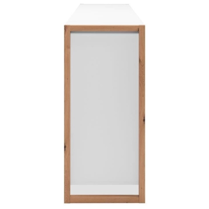 Buffet - DENVER - Chene artisan / Blanc - 3 portes - 3 tiroirs - 160 x 40 x 88 cm Buffet - DENVER - Chene artisan / Blanc - 3 portes - 3 tiroirs - 160 x 40 x 88 cm