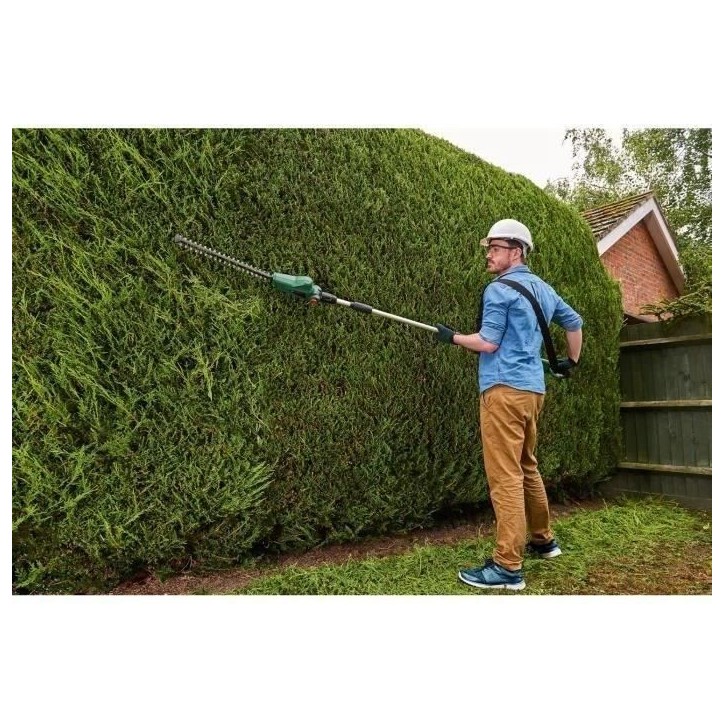 Taille-Haies sans fil télescopique Bosch - UniversalHedgePole 18 (1 Batterie 18 V 2,5 Ah, Chargeur, Longueur de lame 43 cm) Taille-Haies sans fil télescopique Bosch - UniversalHedgePole 18 (1 Batterie 18 V 2,5 Ah, Chargeur, Longueur de lame 43 cm)