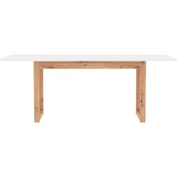 Table a manger - DENVER - Extensible - 10 personnes - Chene artisan /