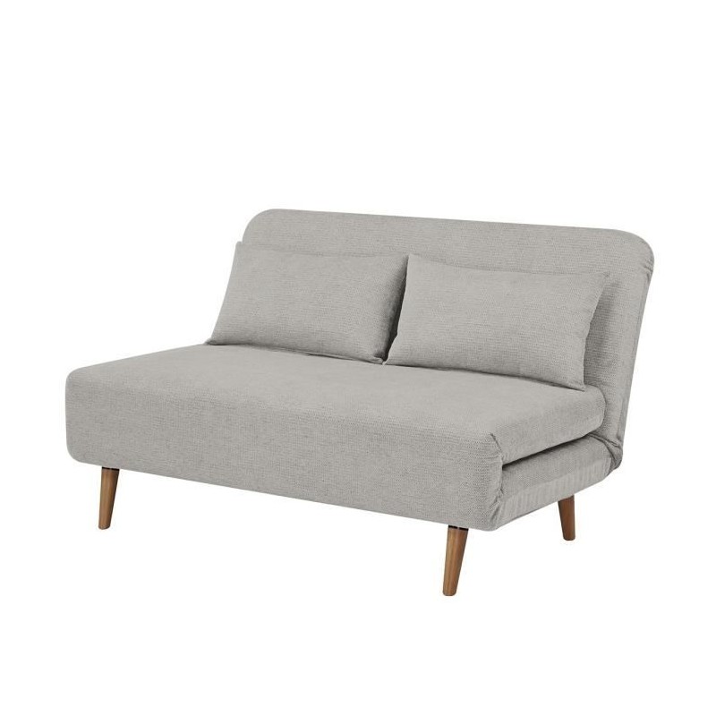 Banquette BZ - 2 places - Tissu Beige - 130 x 90 x 81 cm - DEPLO Banquette BZ - 2 places - Tissu Beige - 130 x 90 x 81 cm - DEPLO