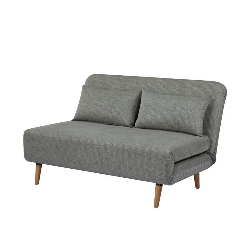 Banquette BZ - 2 places - Tissu Vert clair - 130 x 90 x 81 cm - DEPLO Banquette BZ - 2 places - Tissu Vert clair - 130 x 90 x 81 cm - DEPLO