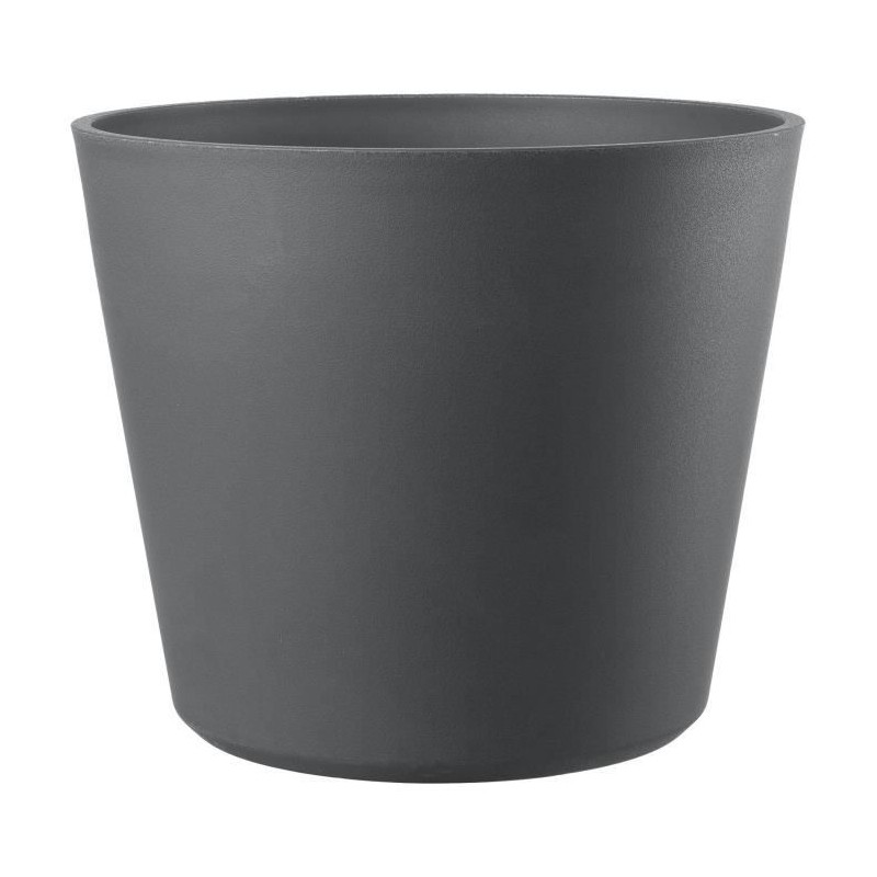 DEROMA Pot de fleurs Origin - 57,5 x 48 cm - 85 L - A roulettes - Gris