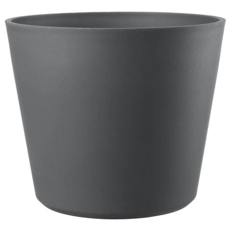 DEROMA Pot de fleurs Origin - 57,5 x 48 cm - 85 L - A roulettes - Gris