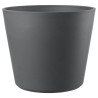 DEROMA Pot de fleurs Origin - 57,5 x 48 cm - 85 L - A roulettes - Gris