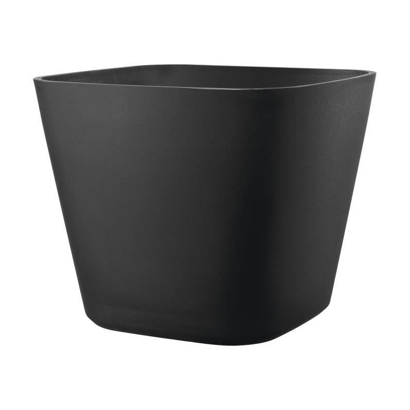 DEROMA Pot de fleurs carré Origin - 28 x 23,5 cm - 12 L - Anthracite DEROMA Pot de fleurs carré Origin - 28 x 23,5 cm - 12 L - Anthracite