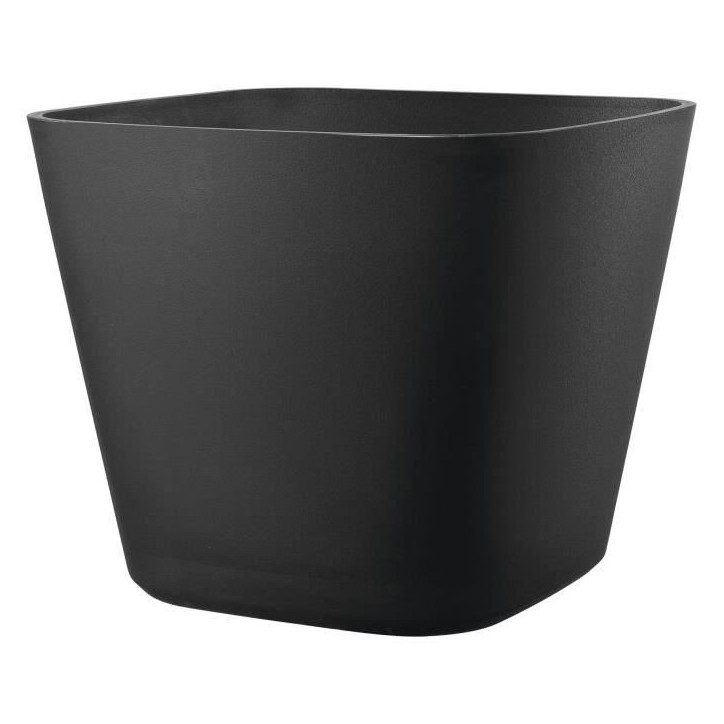 DEROMA Pot de fleurs carré Origin - 28 x 23,5 cm - 12 L - Anthracite DEROMA Pot de fleurs carré Origin - 28 x 23,5 cm - 12 L - Anthracite