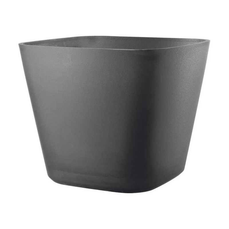 DEROMA Pot de fleurs carré Origin - 28 x 23,5 cm- 12 L - Gris DEROMA Pot de fleurs carré Origin - 28 x 23,5 cm- 12 L - Gris