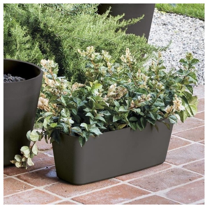DEROMA Jardiniere Origin - 59x22,6 cm - 18 L - Anthracite DEROMA Jardiniere Origin - 59x22,6 cm - 18 L - Anthracite