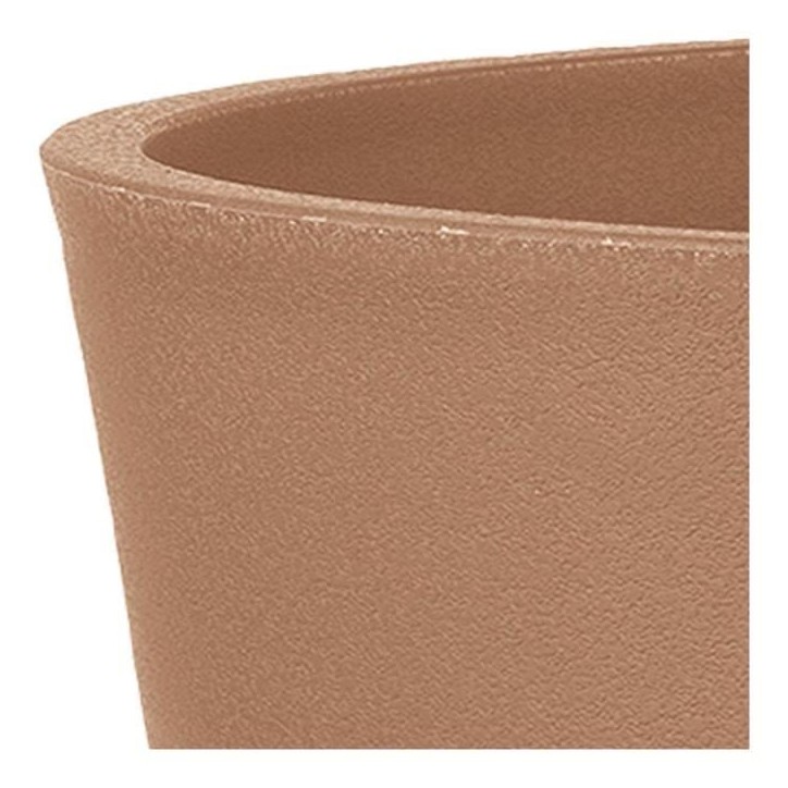 DEROMA Pot de fleurs carré Origin - 37,5 x 32 cm - 29 L - Terre cuite