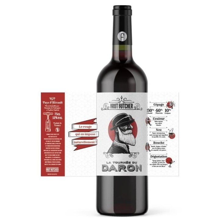 Domaine de Fabregues La Tournée du Daron Pays d'Hérault - Vin rouge de Languedoc