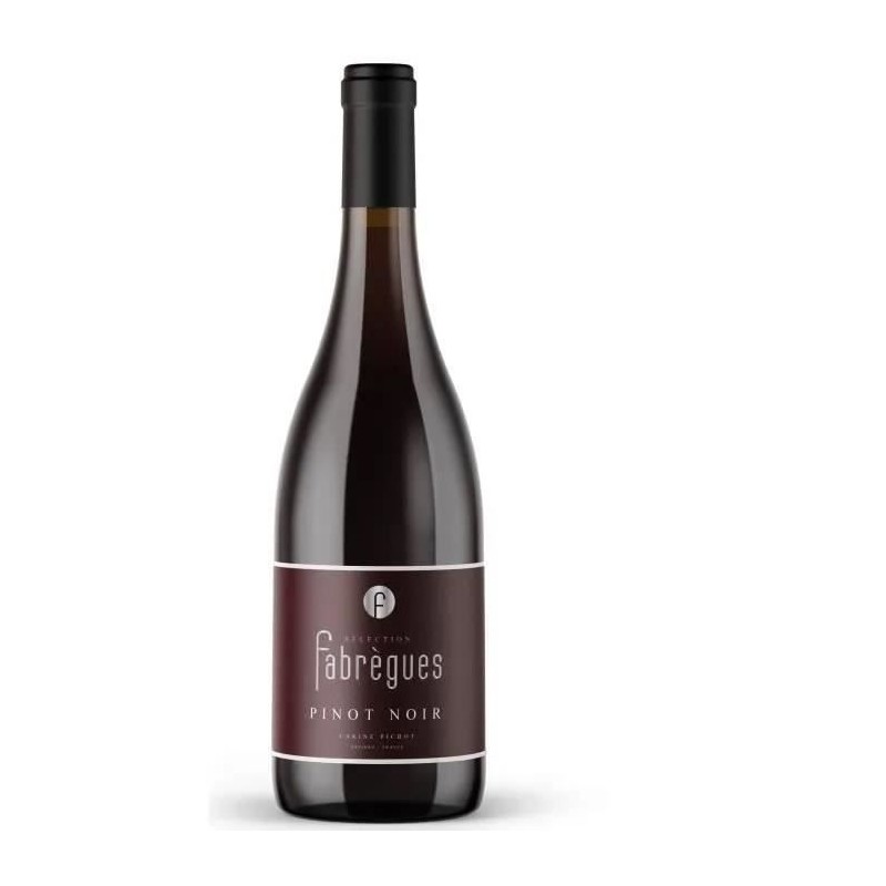 Fabregues Sélection Pinot Noir 2023 Pays d'Oc - Vin rouge de Languedo Fabregues Sélection Pinot Noir 2023 Pays d'Oc - Vin rouge de Languedo