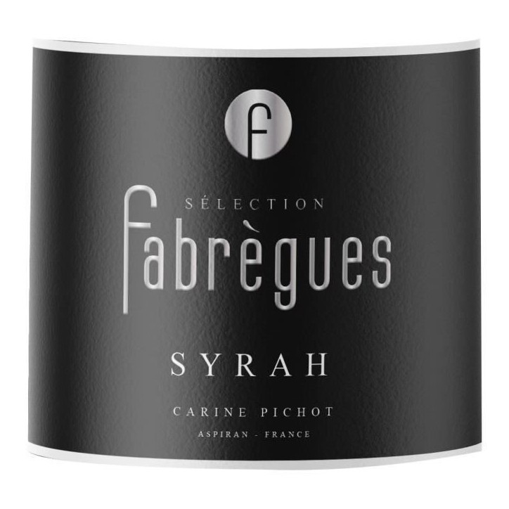 Sélection Fabregues Syrah Pays d'Oc - Vin rouge de Languedoc 2024