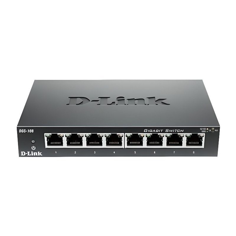 D-Link Switch 8 ports gigabit DGS108 D-Link Switch 8 ports gigabit DGS108
