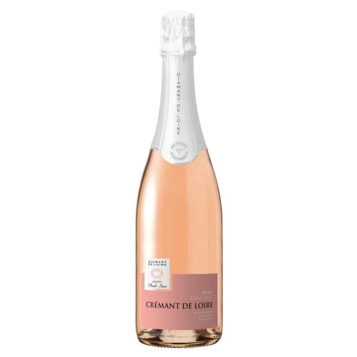 Diamant de Loire Cuvée Pink Star Crémant de Loire Rosé Brut