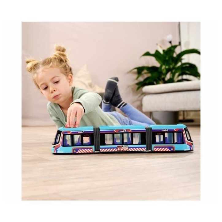 Dickie - Tram Siemens Avenio - 42 cm - Roues directionnelles - Portes ouvrantes Dickie - Tram Siemens Avenio - 42 cm - Roues directionnelles - Portes ouvrantes