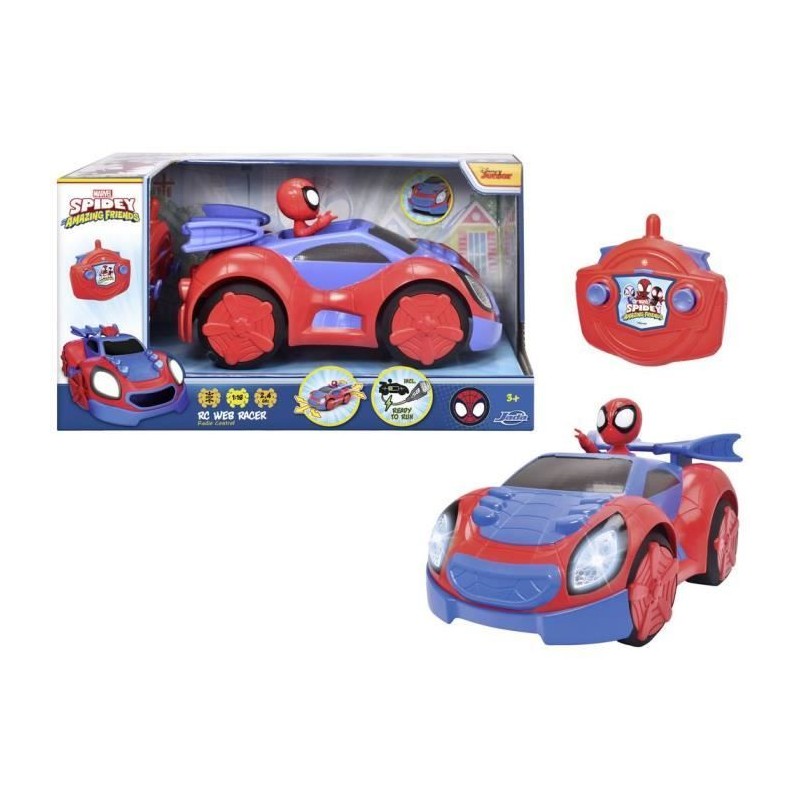 Spidey - Voiture radiocommandée - 27cm - Fonction turbo - Batterie re