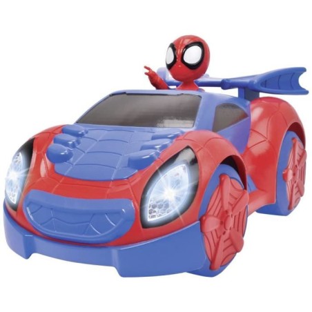 Spidey - Voiture radiocommandée - 27cm - Fonction turbo - Batterie rechargeable par cable USB