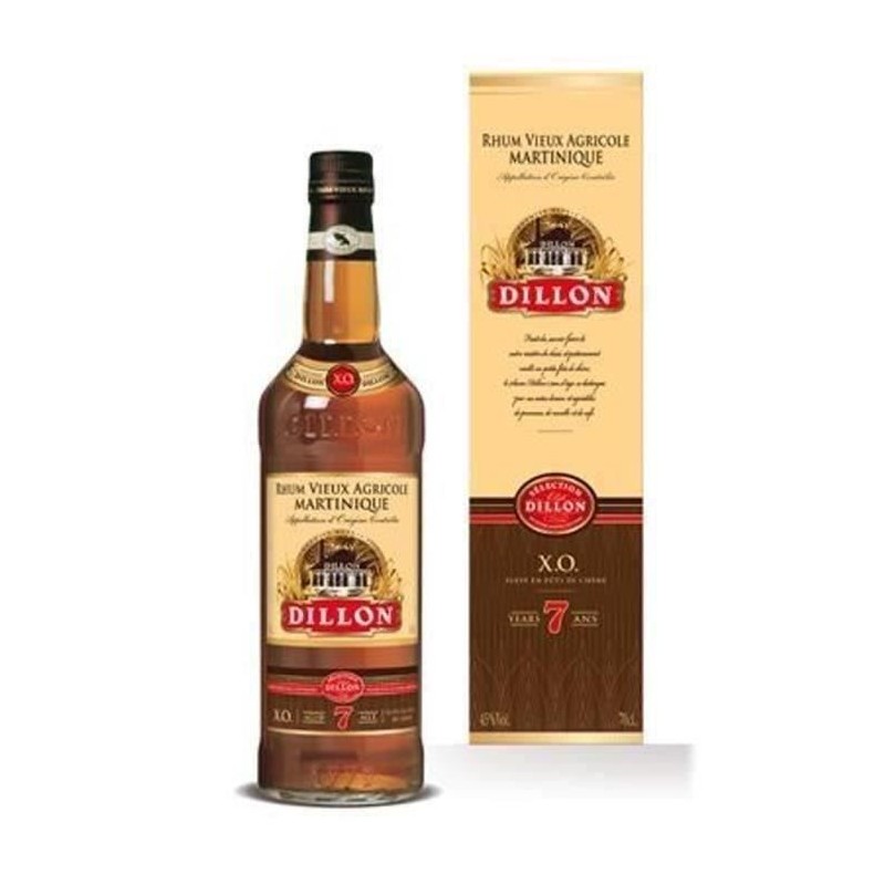 Rhum vieux Dillon 7 ans 45° 70cl Rhum vieux Dillon 7 ans 45° 70cl