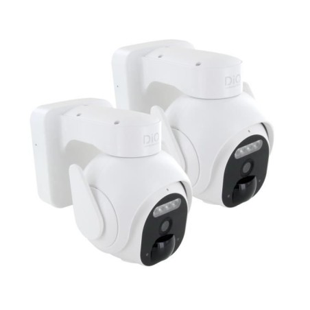 Caméras extérieures - DIO CONNECTED HOME - Lot de 2 - Rotatives - Ba
