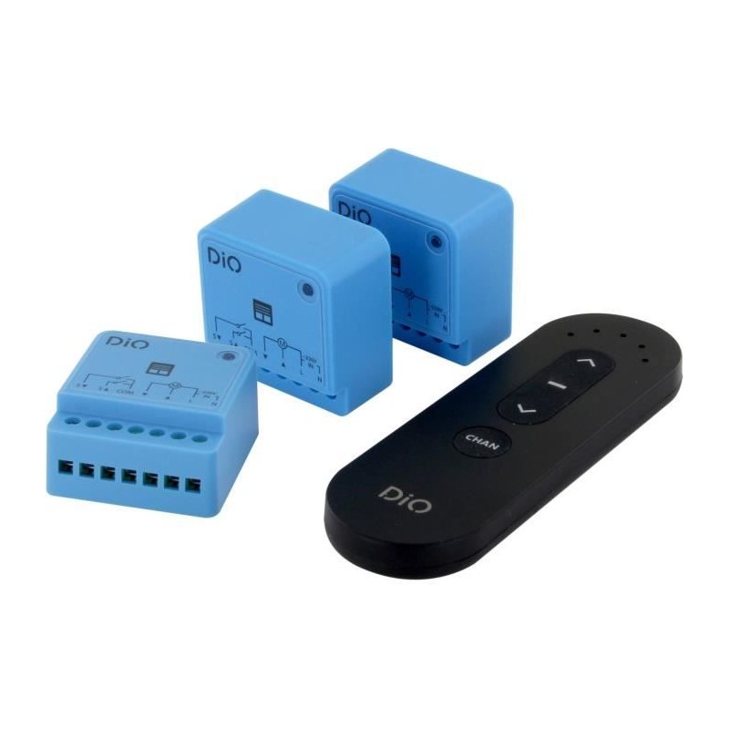 Kit 3 modules volet - DIO CONNECTED HOME - DiO (433Mhz/ZB/BLE) et TC D