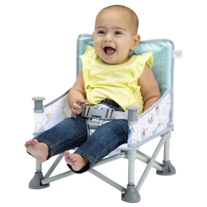 DISNEY BABY -WINNIE- Rehausseur de chaise pliable, nomade, de voyage, Léger et facile a nettoyer, Sac de transport inclus DISNEY BABY -WINNIE- Rehausseur de chaise pliable, nomade, de voyage, Léger et facile a nettoyer, Sac de transport inclus