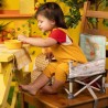 DISNEY BABY -WINNIE- Rehausseur de chaise pliable, nomade, de voyage,