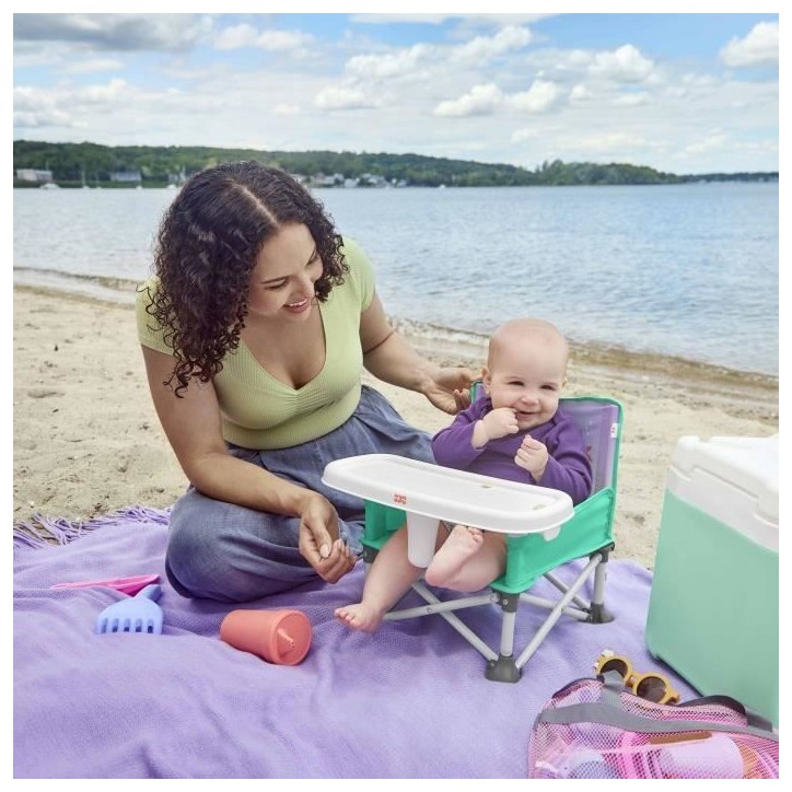 DISNEY BABY -PETITE SIRENE- Rehausseur de chaise pliable, nomade, de voyage, Léger et facile a nettoyer, Sac de transport inclu DISNEY BABY -PETITE SIRENE- Rehausseur de chaise pliable, nomade, de voyage, Léger et facile a nettoyer, Sac de transport inclu