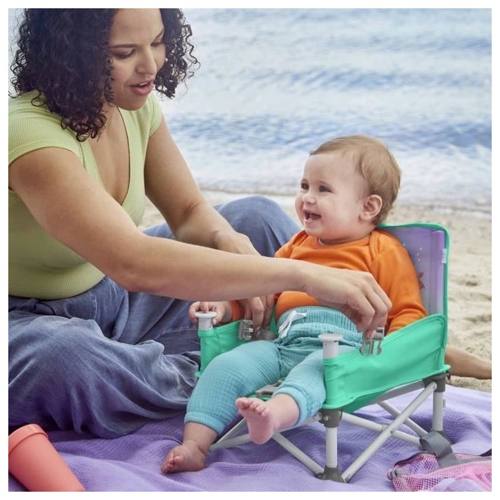 DISNEY BABY -PETITE SIRENE- Rehausseur de chaise pliable, nomade, de voyage, Léger et facile a nettoyer, Sac de transport inclu DISNEY BABY -PETITE SIRENE- Rehausseur de chaise pliable, nomade, de voyage, Léger et facile a nettoyer, Sac de transport inclu