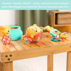 DISNEY BABY -WINNIE- Coffret cadeau de naissance bébé, 5 jouets dont